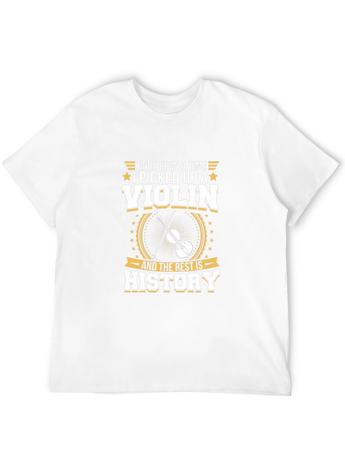 Violin History Black Graphic Tee