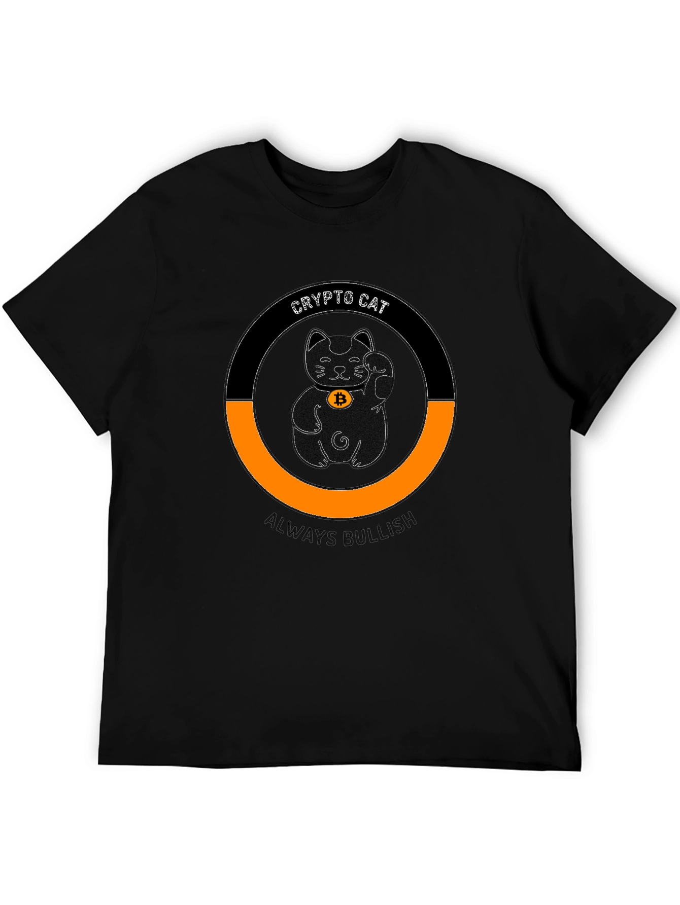 Crypto Cat Bitcoin Bullish T-Shirt