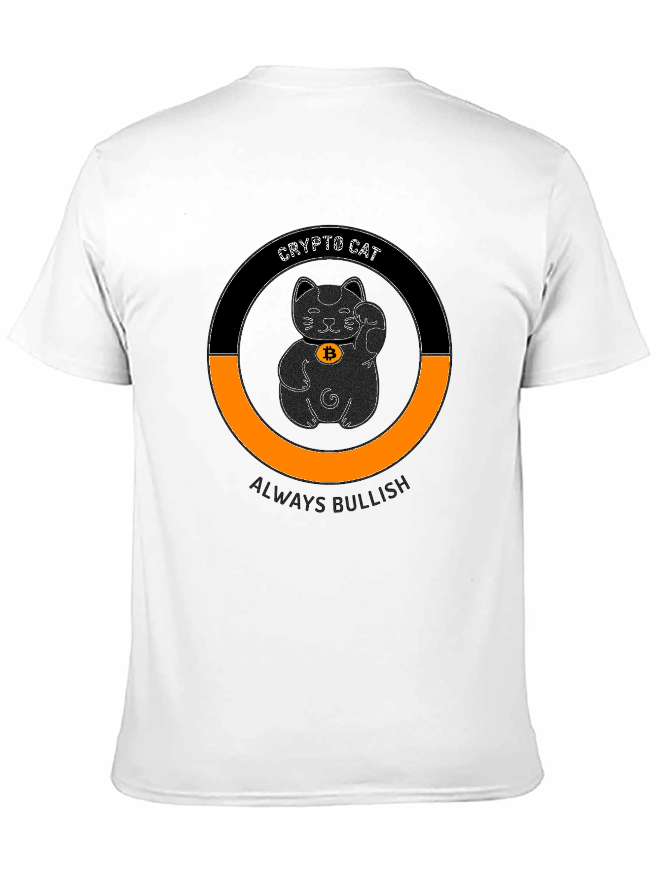 Crypto Cat Bitcoin Bullish T-Shirt
