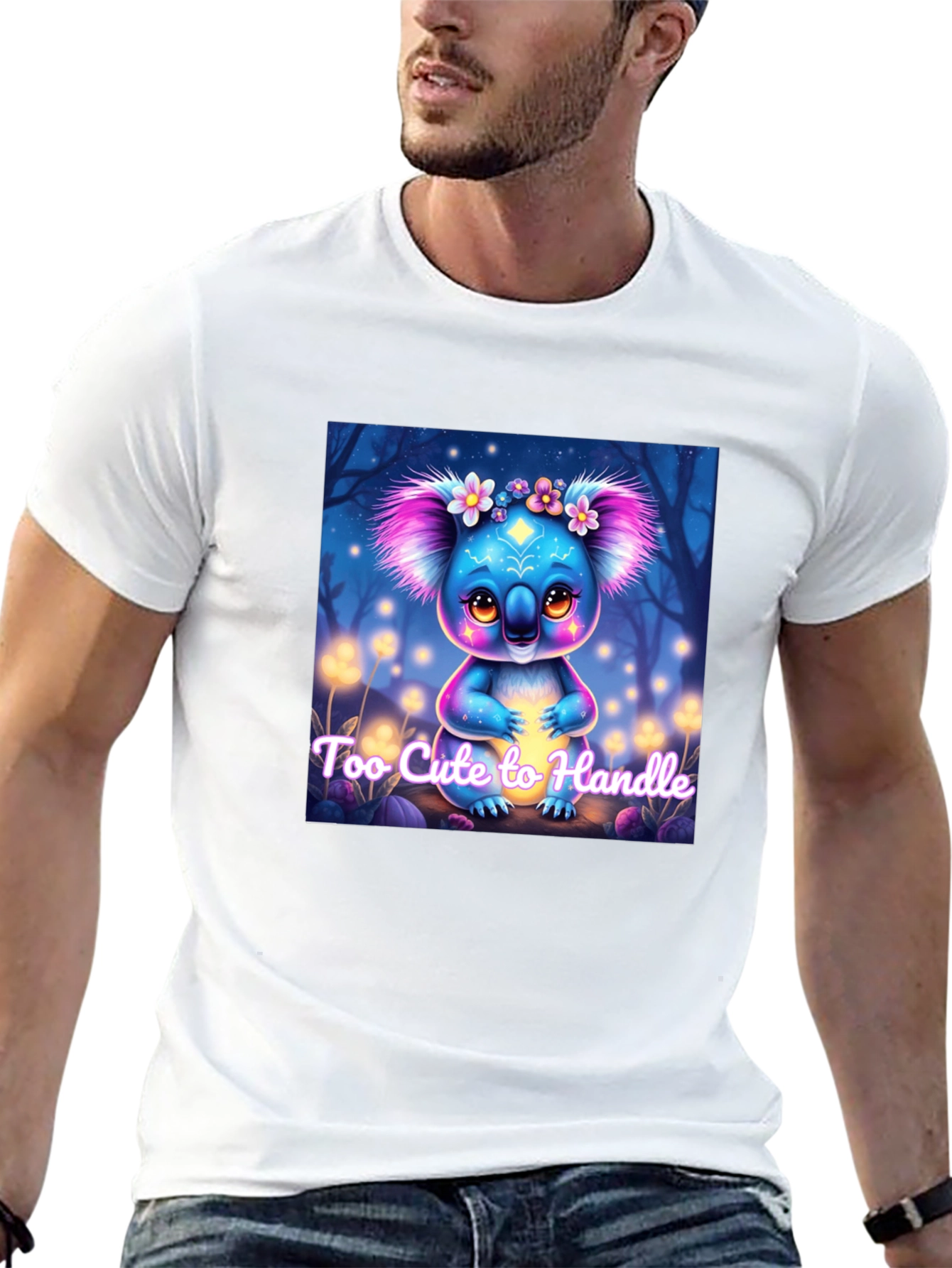 Cute Koala Bear Graphic Tee - Unique Design