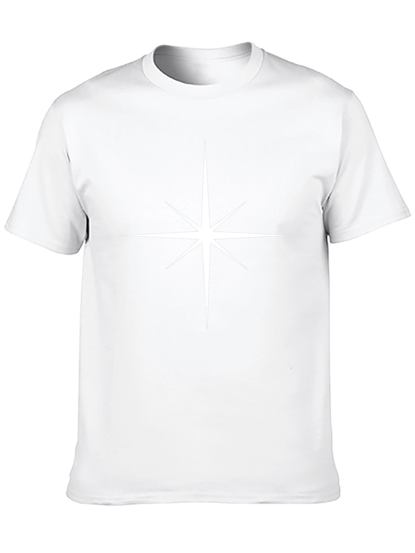 Star Graphic Black Cotton T-Shirt