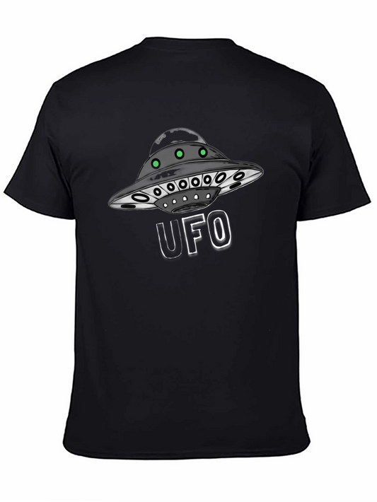 UFO Graphic Black T-Shirt