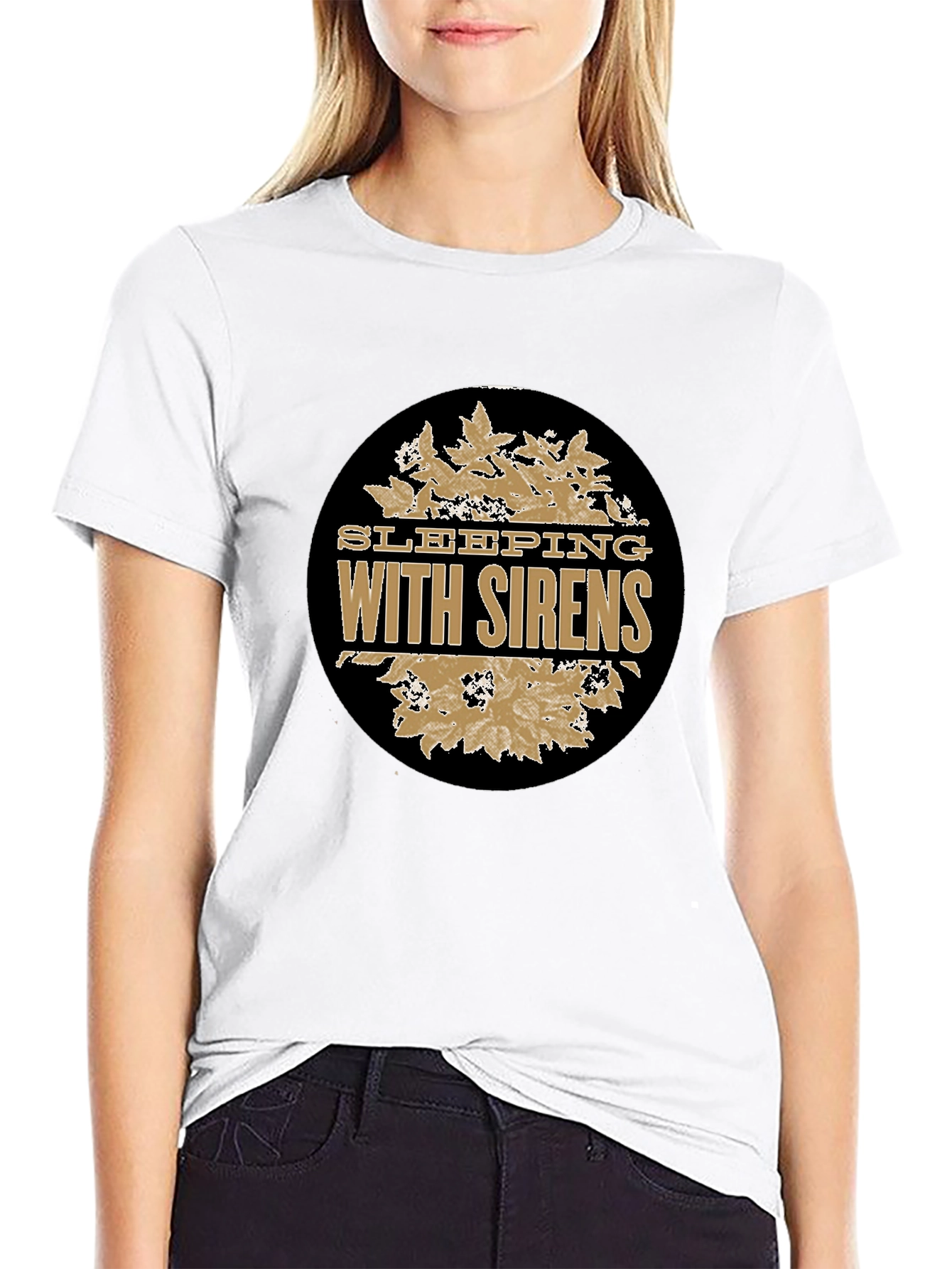 Sleeping With Sirens Band Tee - Black