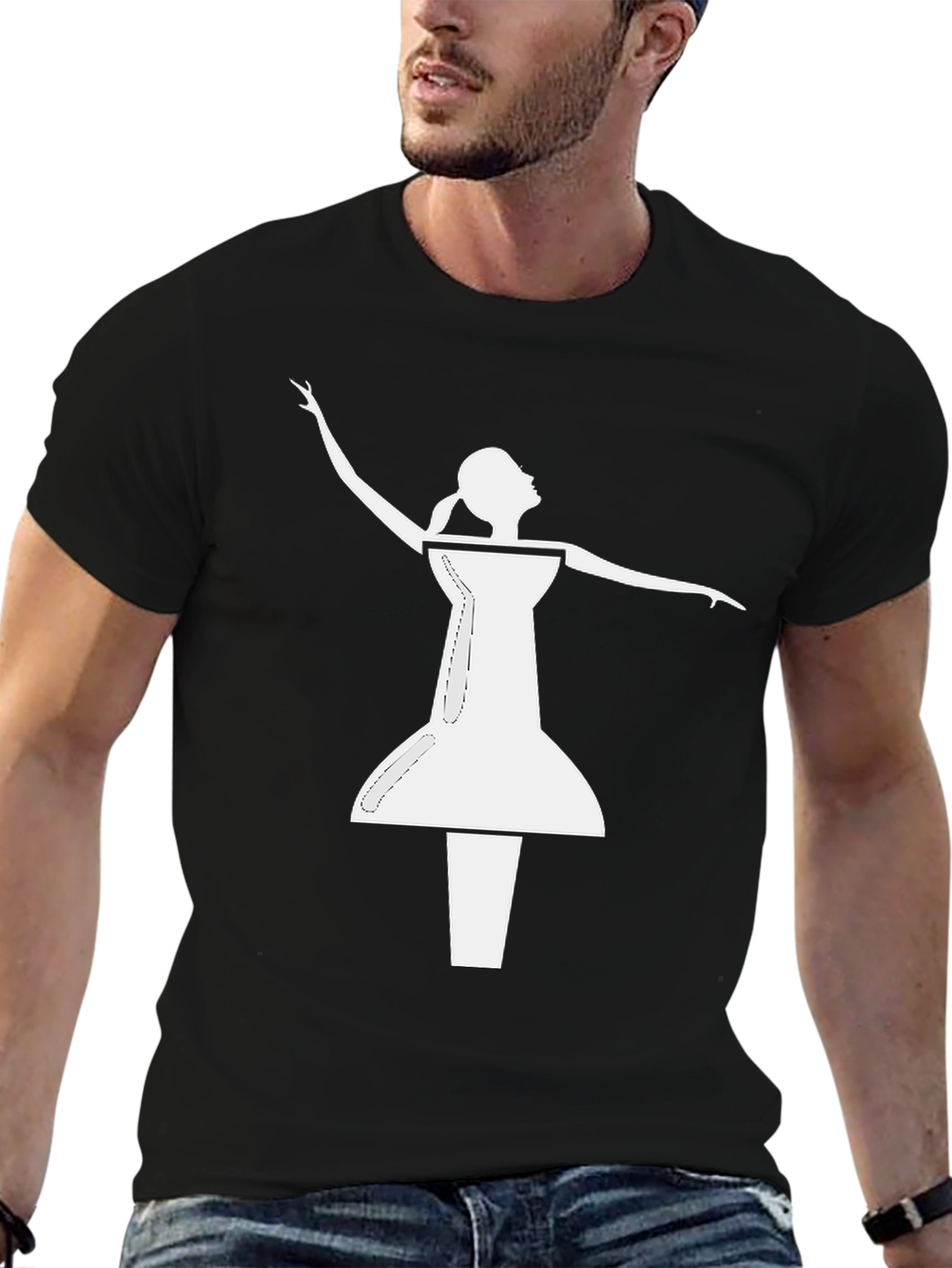 Ballerina Push Pin Graphic Tee - Unique Design