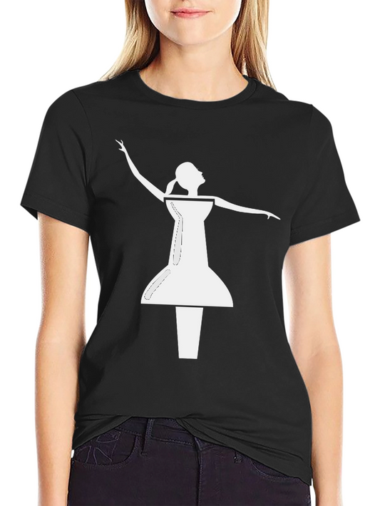 Ballerina Push Pin Graphic Tee - Unique Design