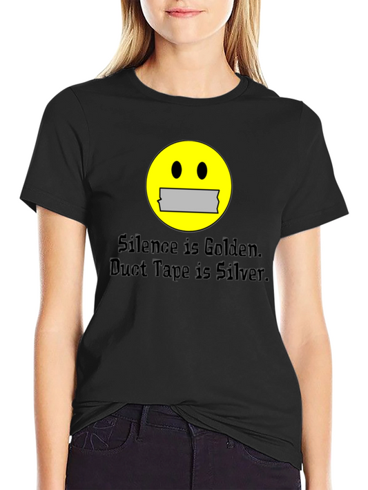 Silence is Golden Mens Graphic Tee