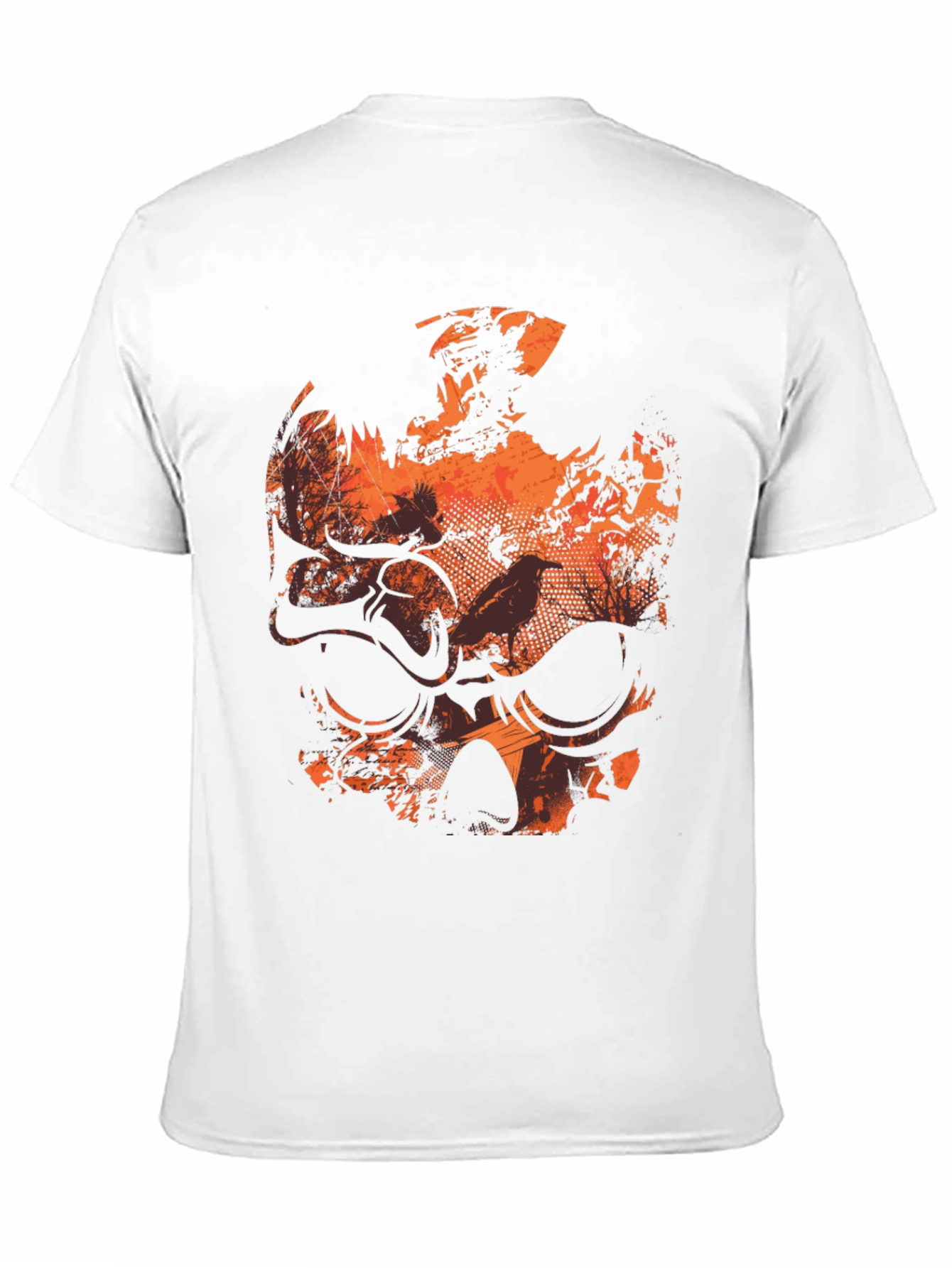Skull Graphic Print T-Shirt