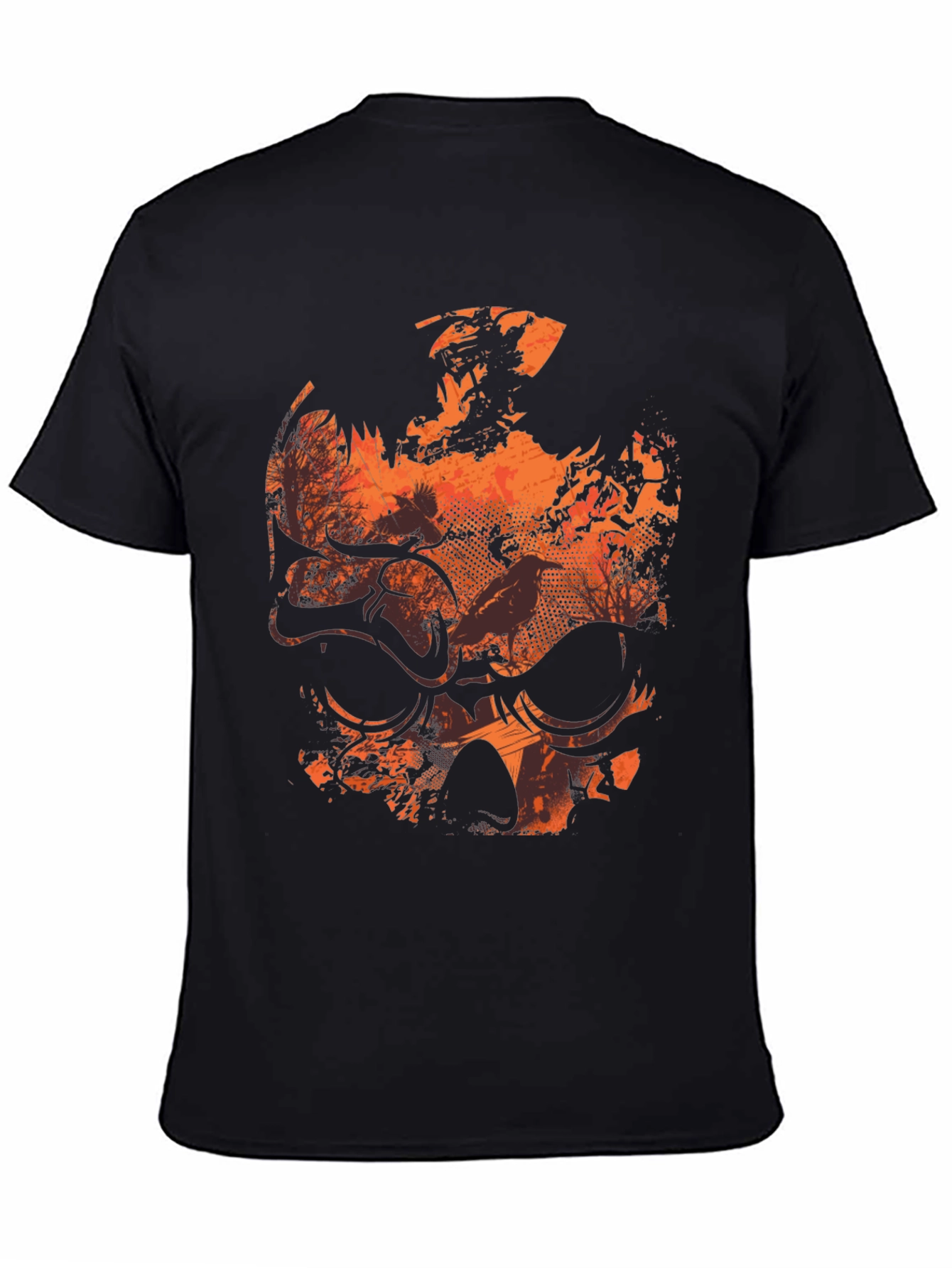 Skull Graphic Print T-Shirt