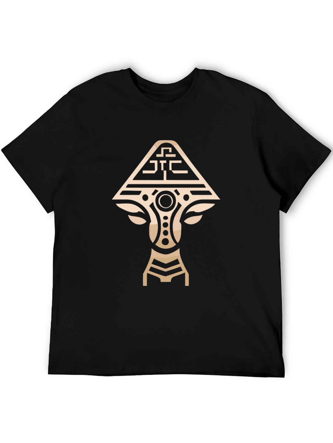 Tribal Art Graphic Tee - Unique Design