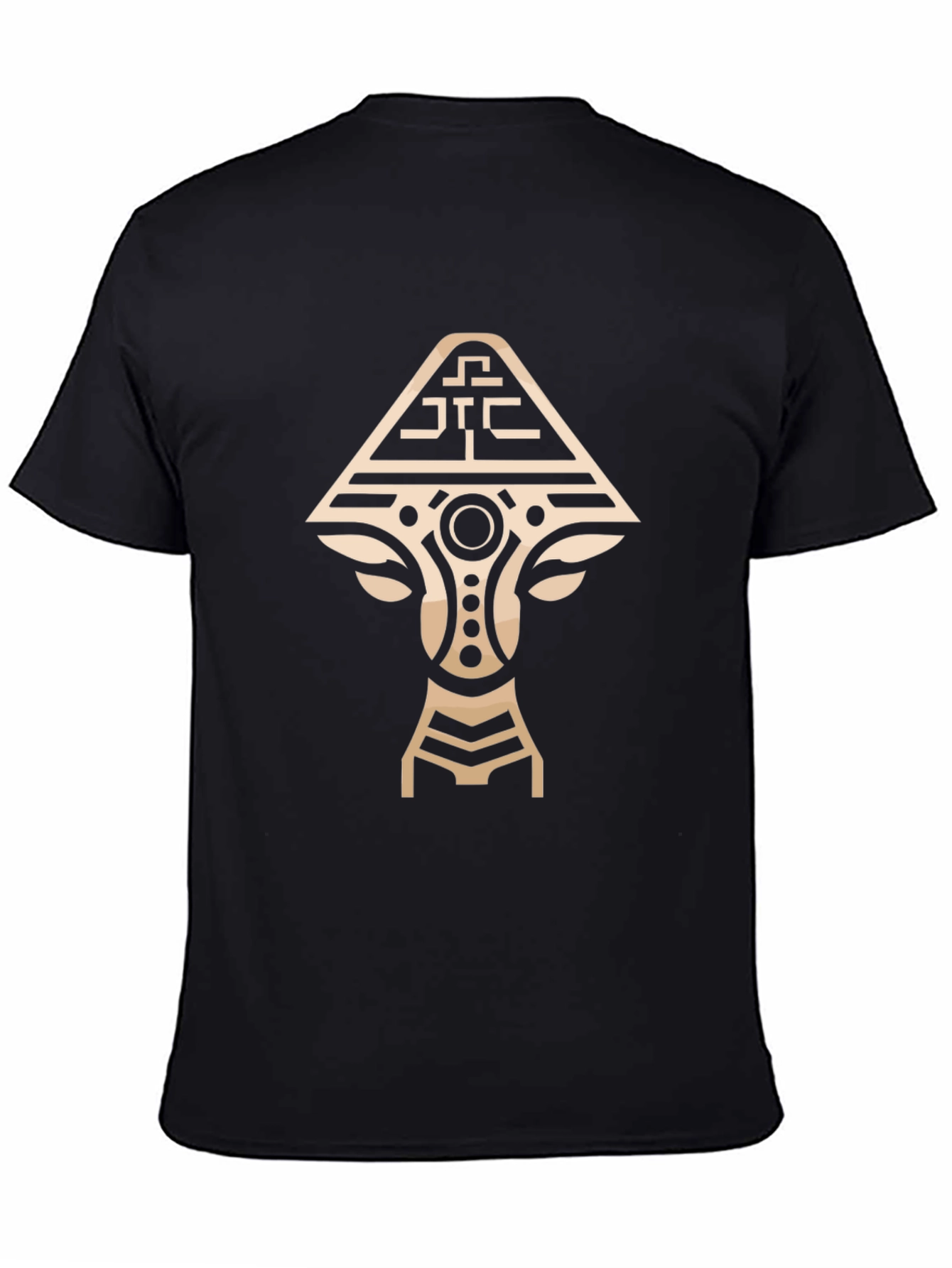 Tribal Art Graphic Tee - Unique Design