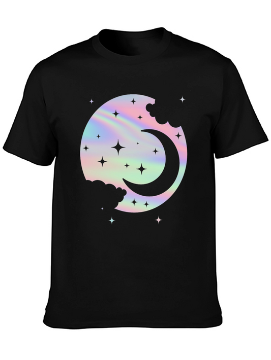 Celestial Moon & Stars Graphic Tee
