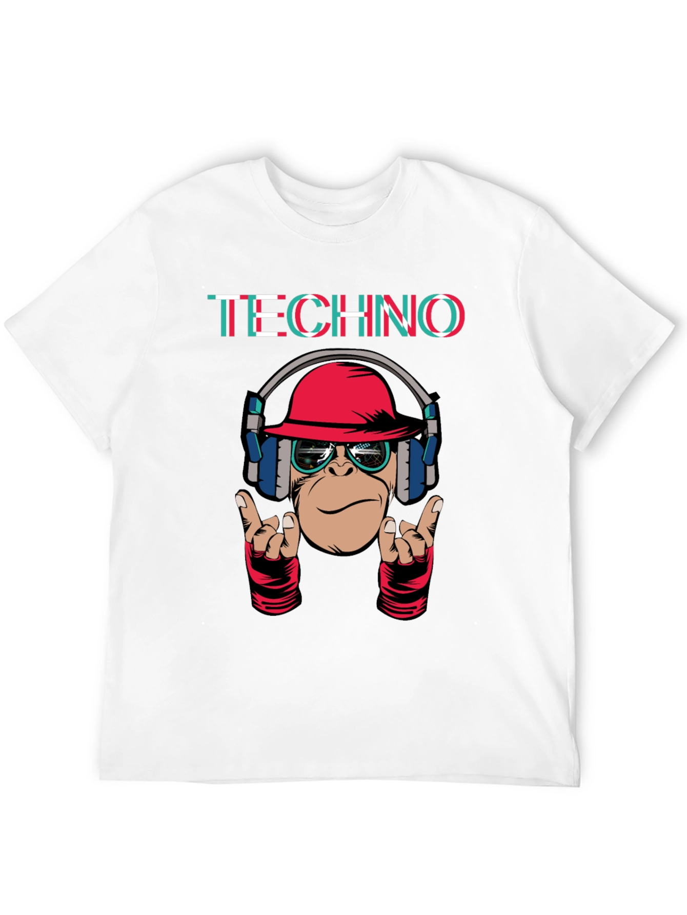 Techno Monkey Graphic T-Shirt