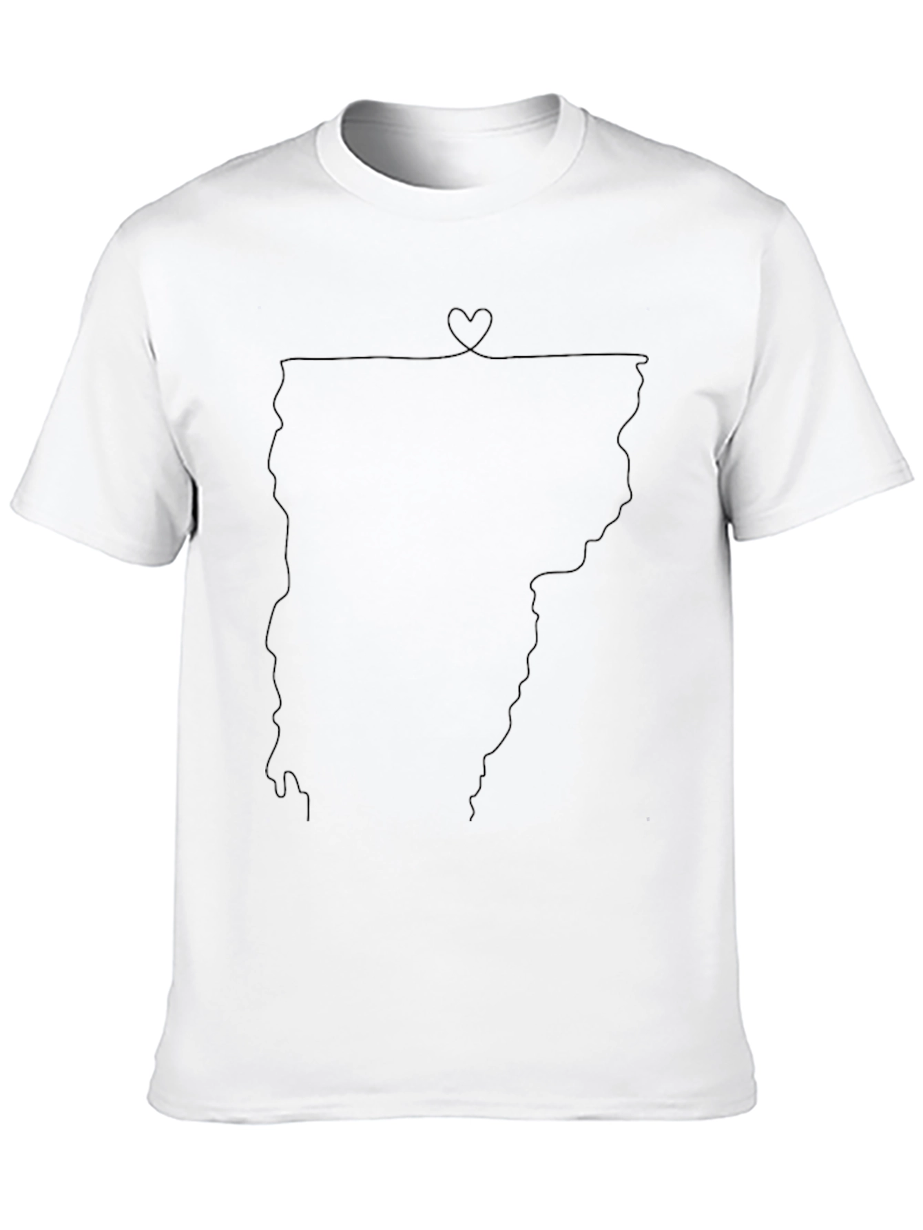 Vermont State Heart T-Shirt