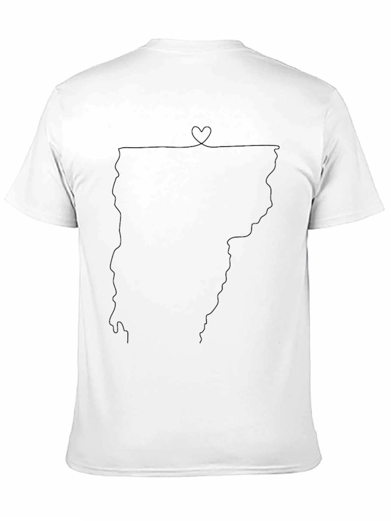 Vermont State Heart T-Shirt