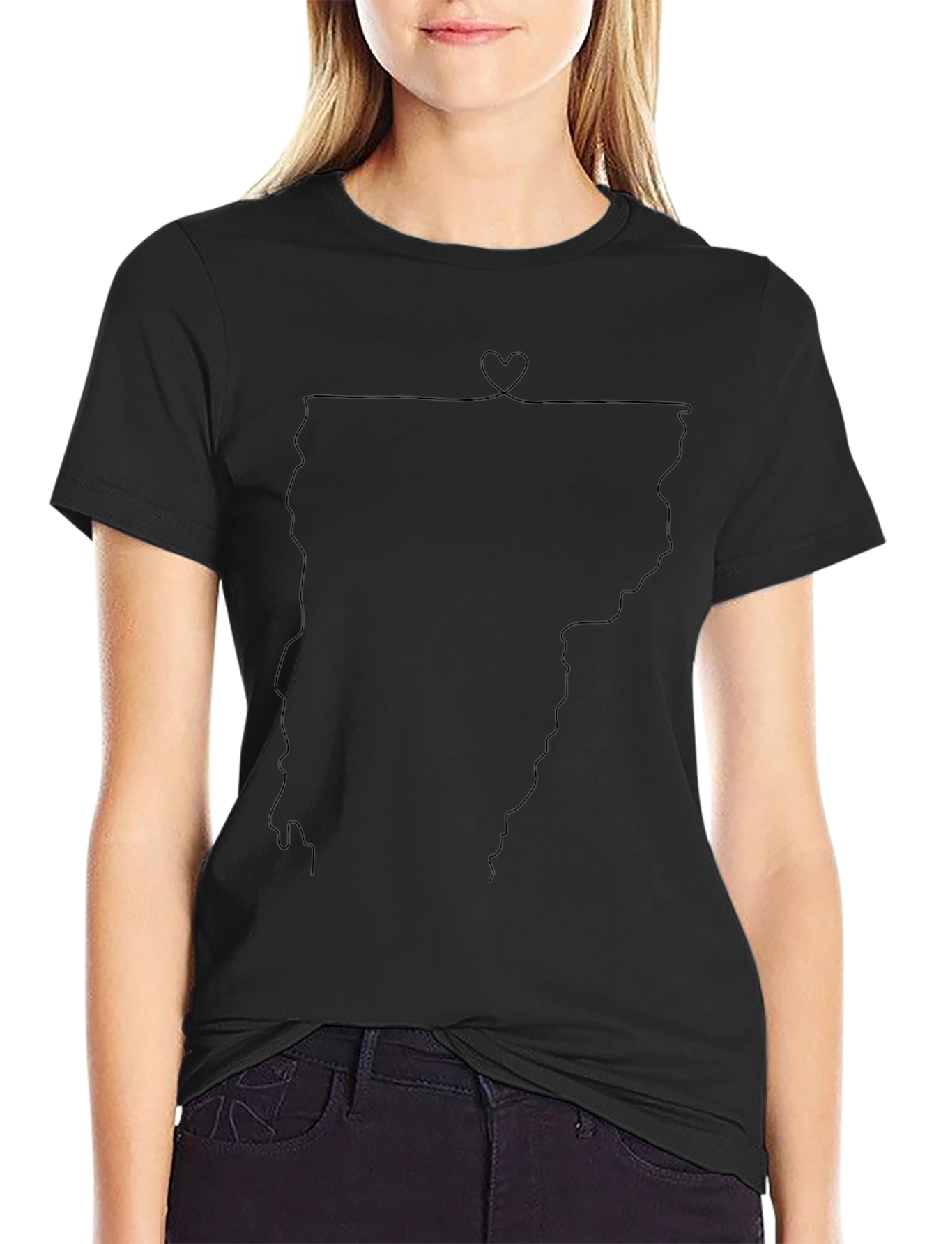 Vermont State Heart T-Shirt