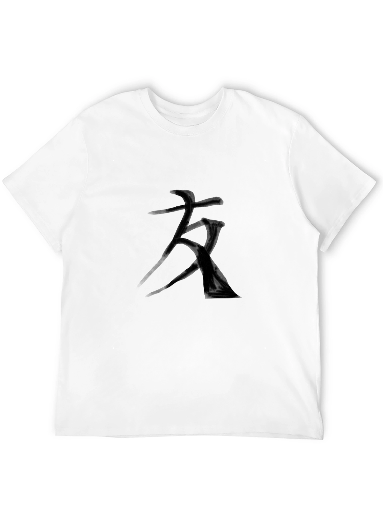 Black T-Shirt with Kanji Character