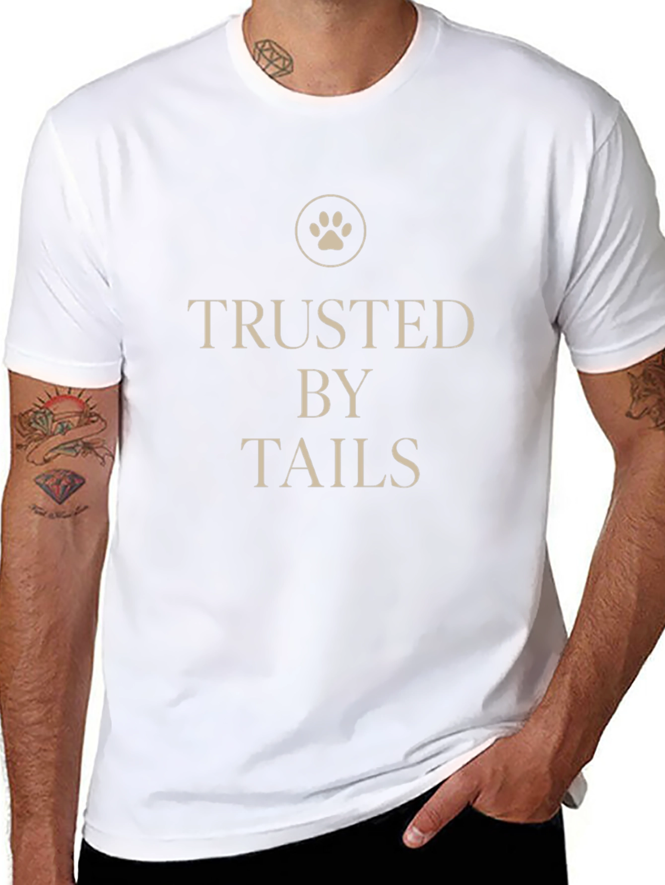 Trusted By Tails - Mens Graphic Tee