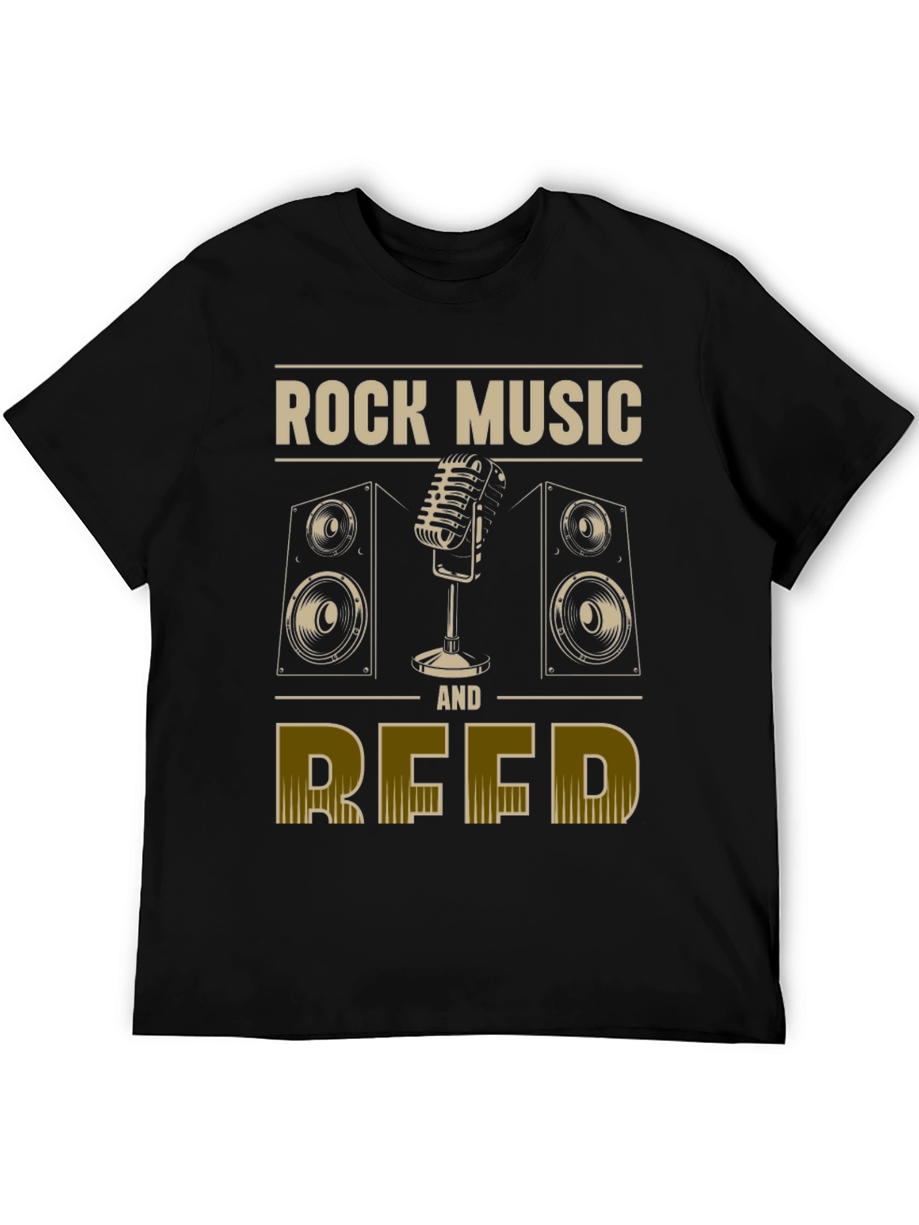 Rock Music and Reed Graphic T-Shirt