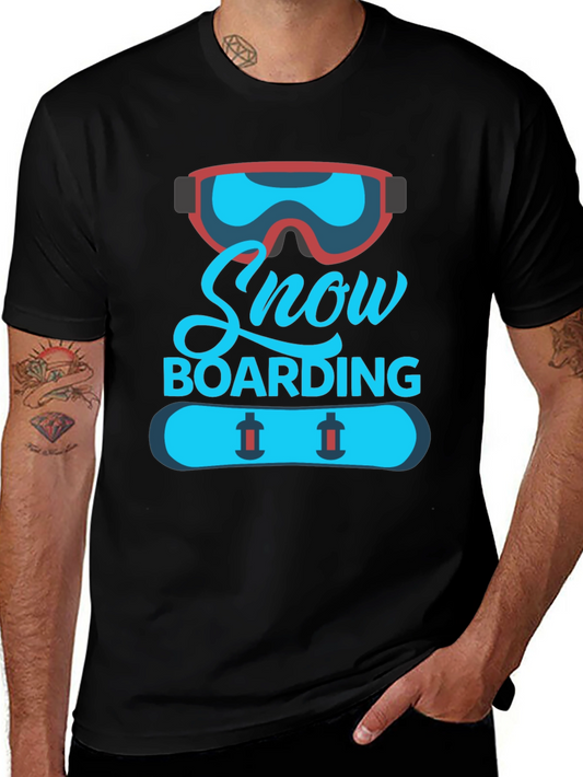 Snowboarding T-Shirt: Cool Graphic Tee for Winter Sports Fans