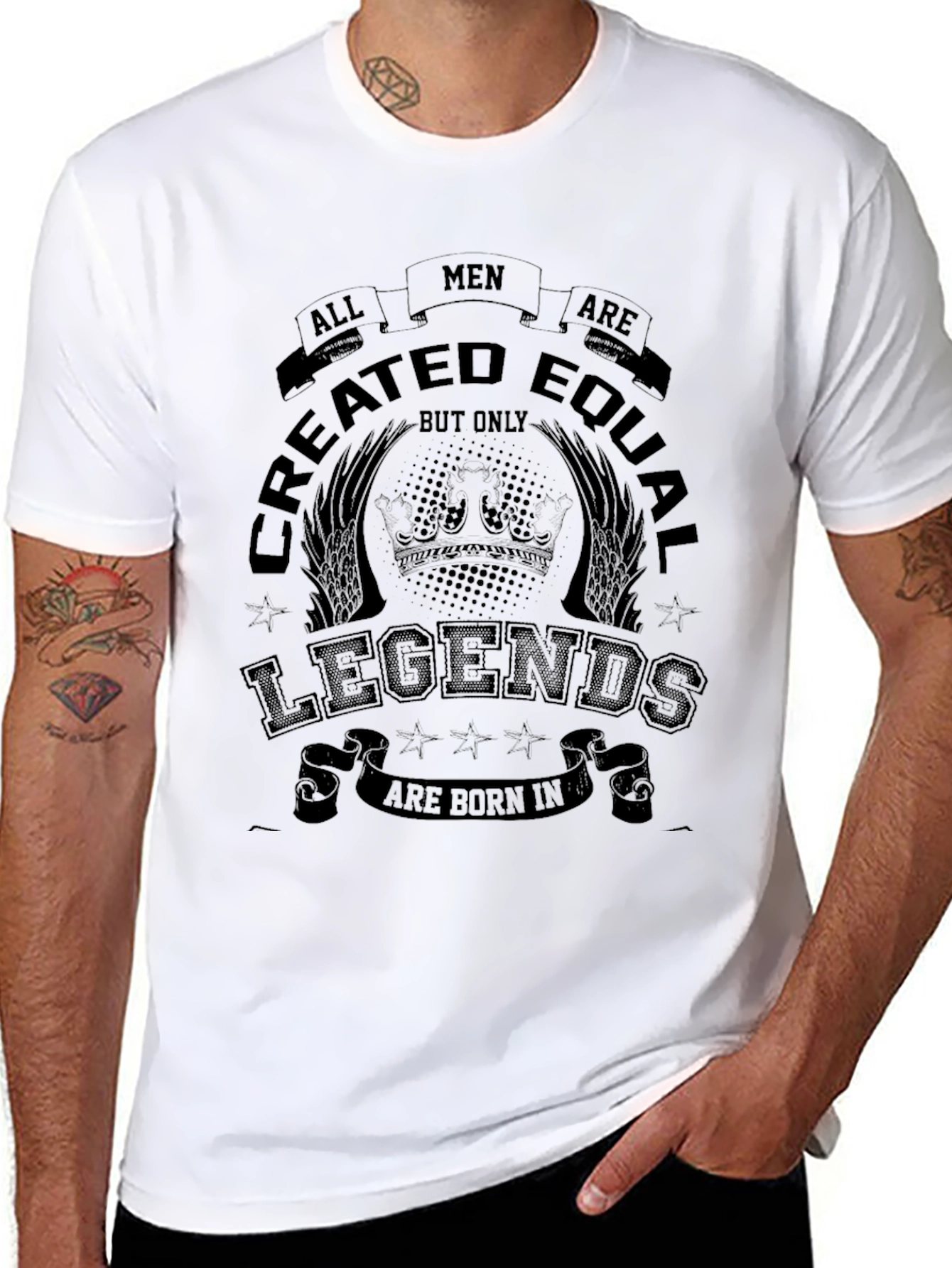 All Men Created Equal Legends Graphic T-Shirt