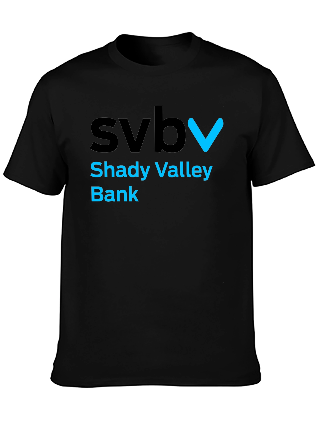 SVB Shady Valley Bank Graphic T-Shirt