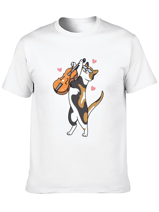 Cat Violinist T-Shirt