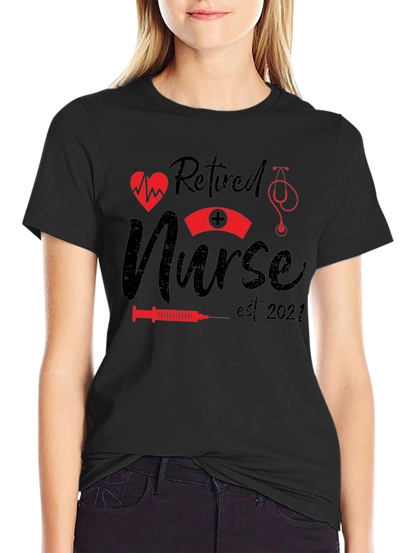 Retired Nurse Est 2021 T-Shirt