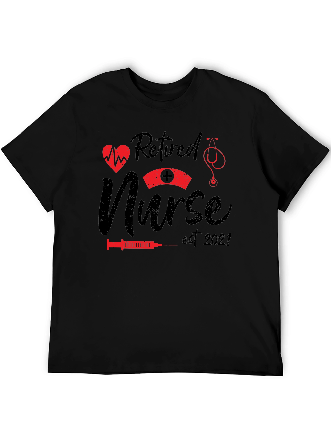 Retired Nurse Est 2021 T-Shirt