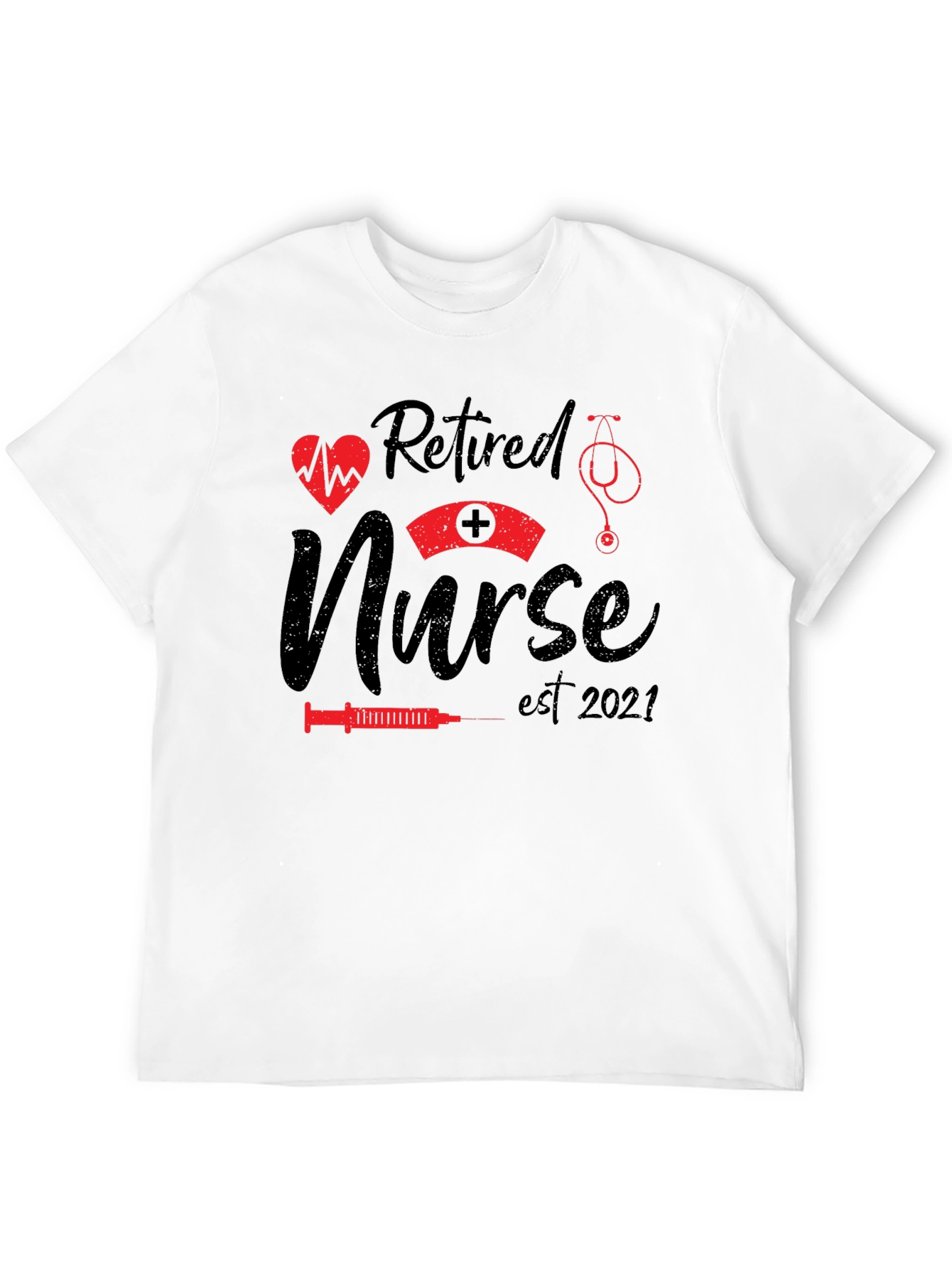 Retired Nurse Est 2021 T-Shirt