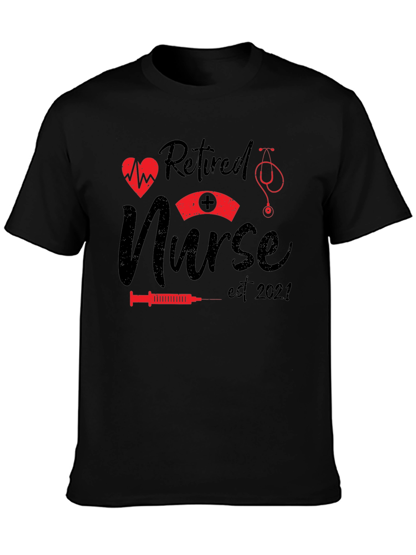 Retired Nurse Est 2021 T-Shirt