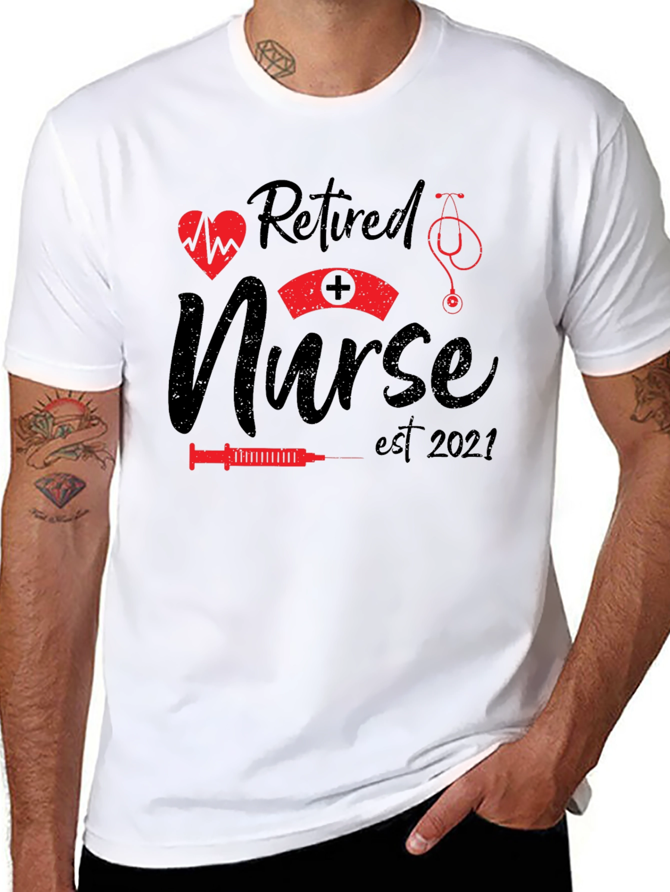 Retired Nurse Est 2021 T-Shirt