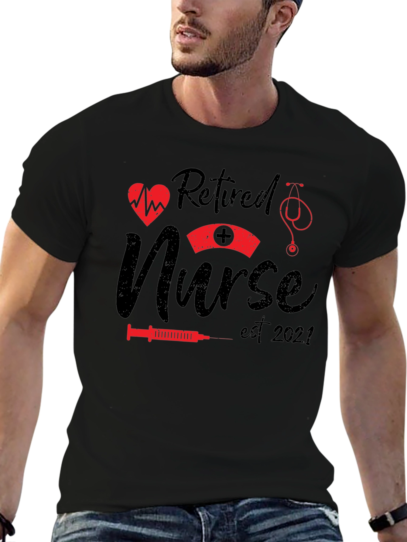 Retired Nurse Est 2021 T-Shirt