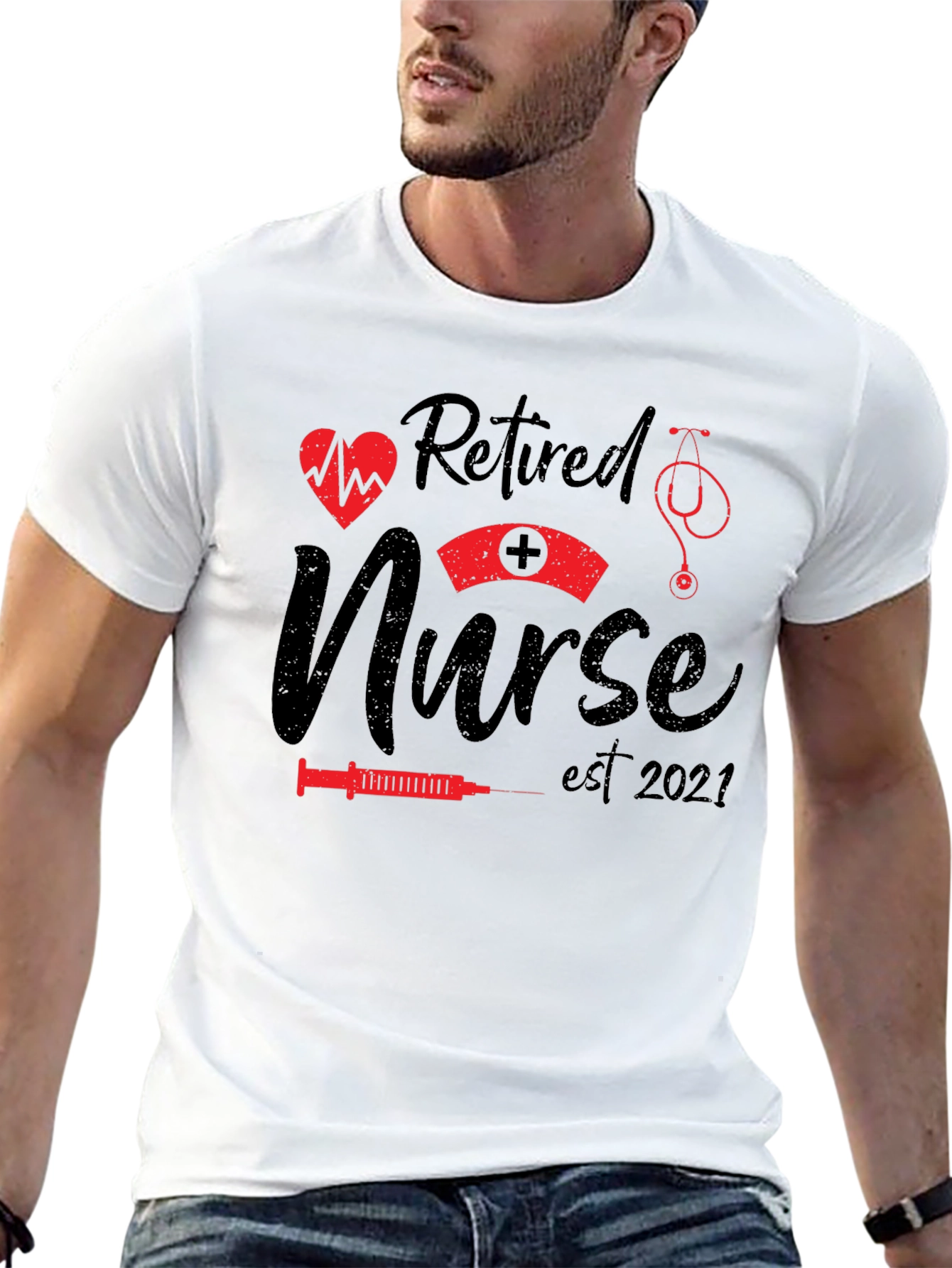 Retired Nurse Est 2021 T-Shirt