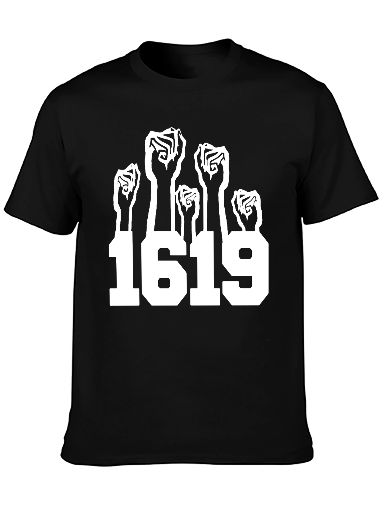 1619 Fist Graphic Tee - Black