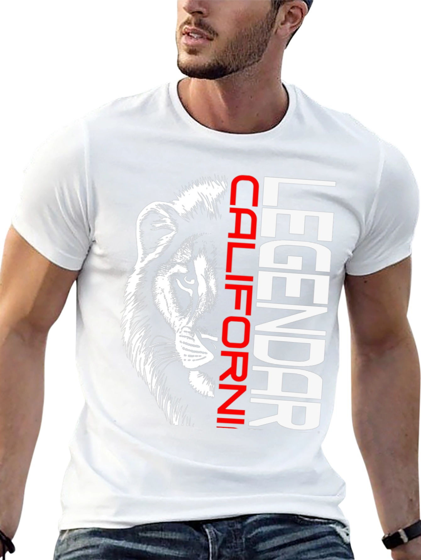 California Legendary Lion Black T-Shirt