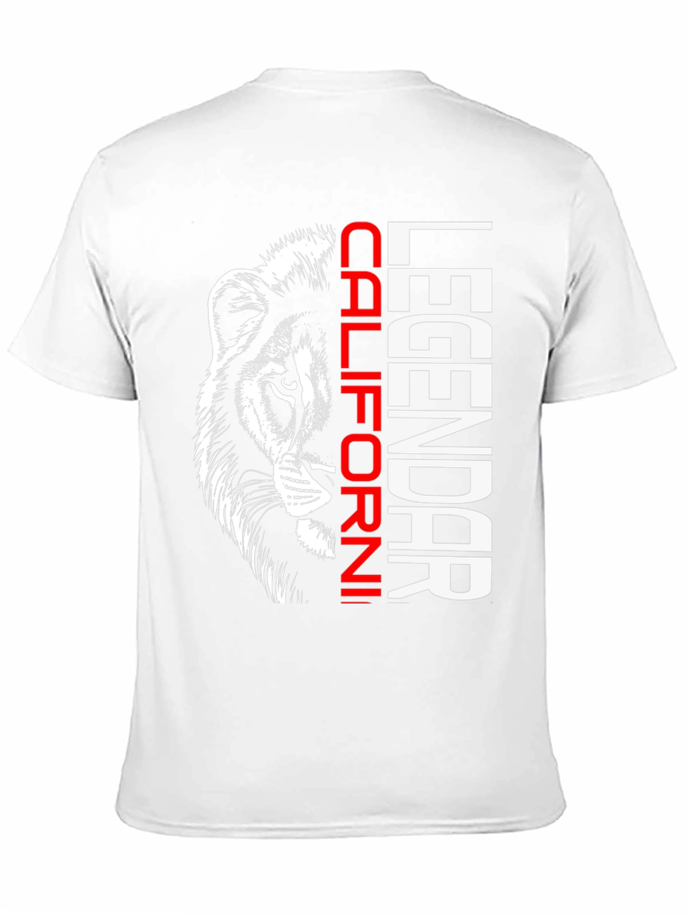 California Legendary Lion Black T-Shirt