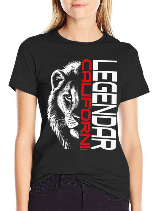 California Legendary Lion Black T-Shirt