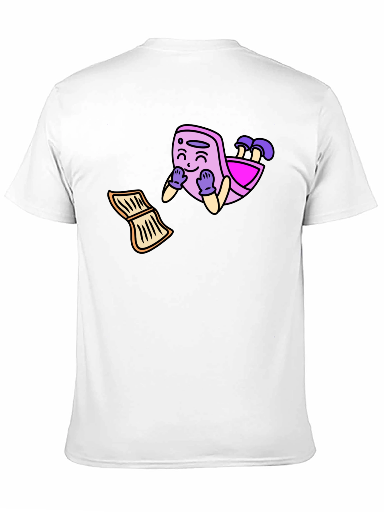 Cartoon Graphic Black T-Shirt