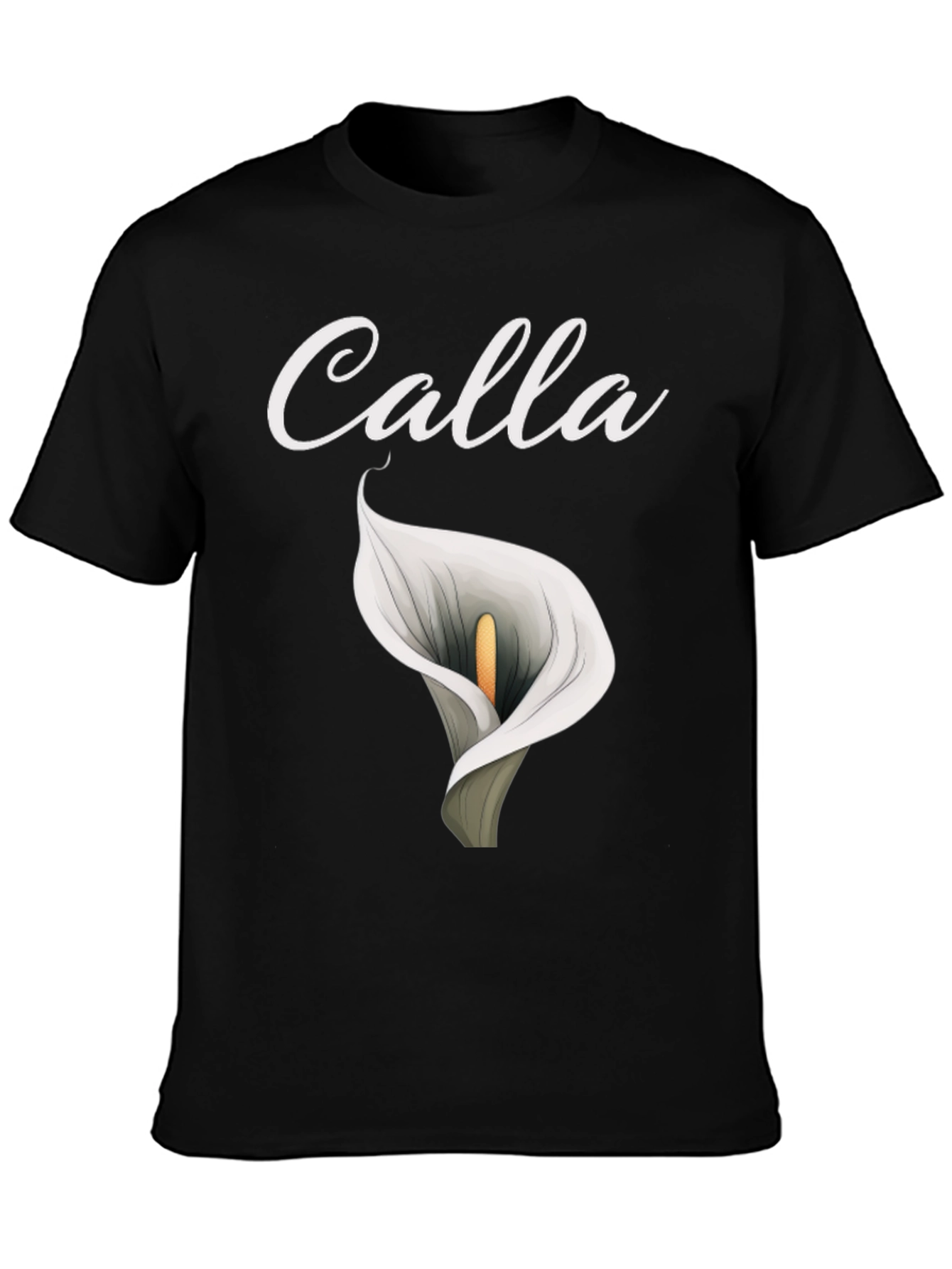 Calla Lily Graphic T-Shirt - Elegant Floral Design