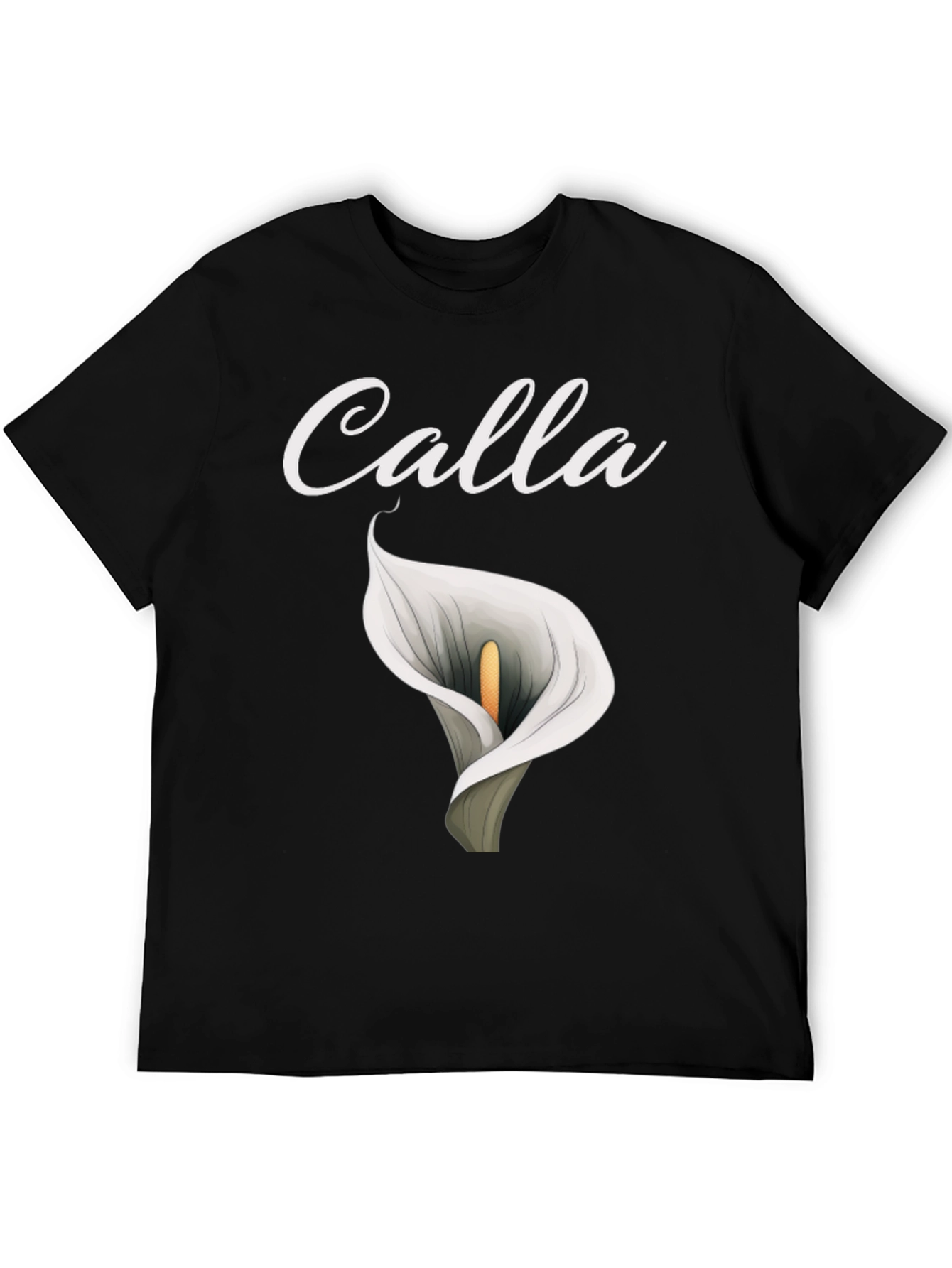 Calla Lily Graphic T-Shirt - Elegant Floral Design