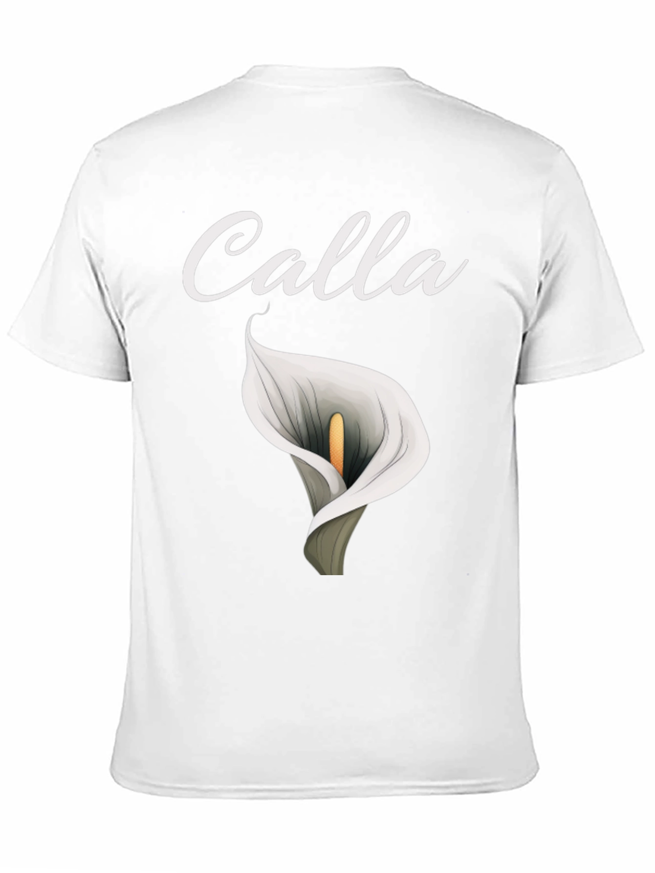 Calla Lily Graphic T-Shirt - Elegant Floral Design