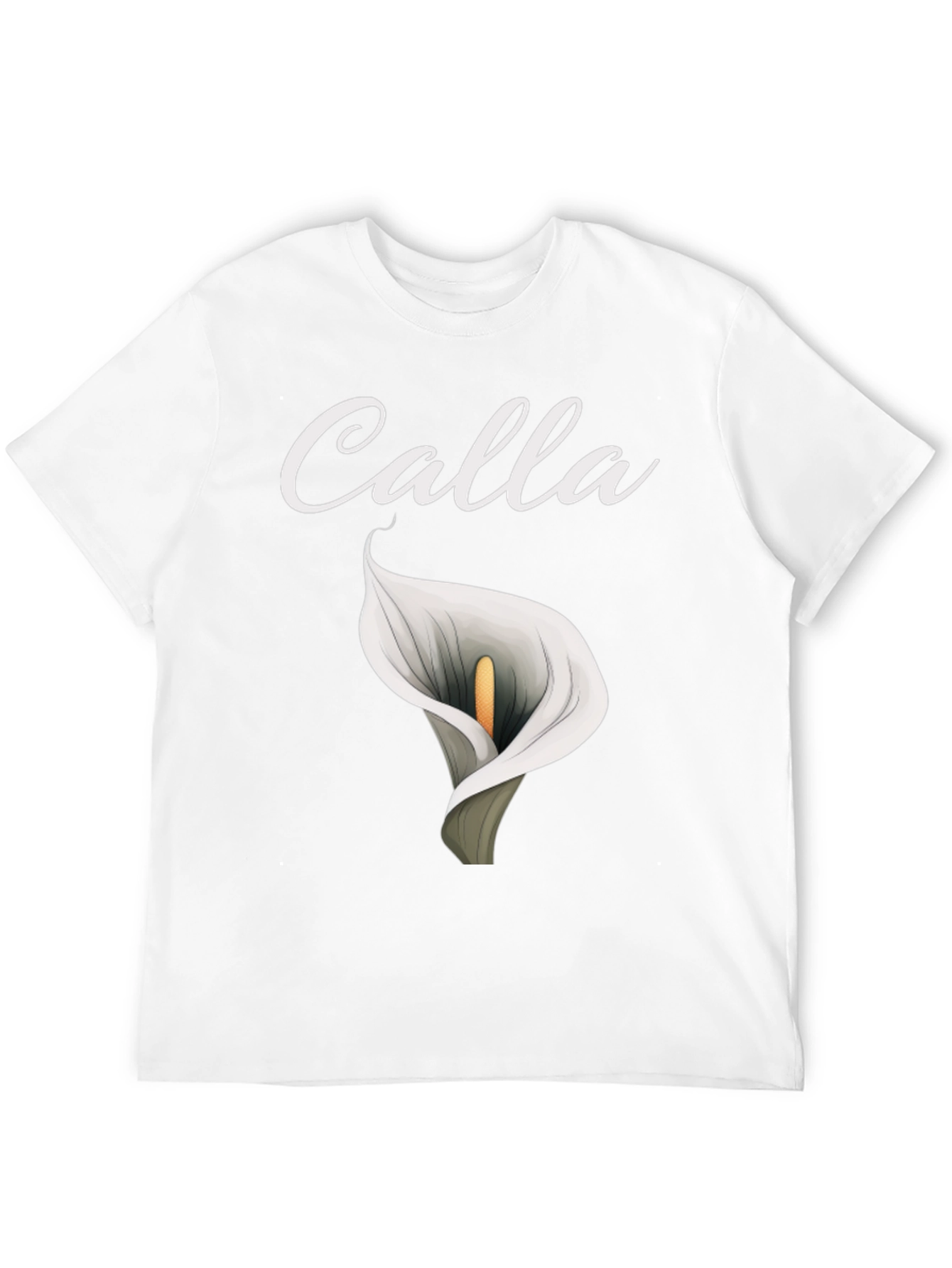 Calla Lily Graphic T-Shirt - Elegant Floral Design