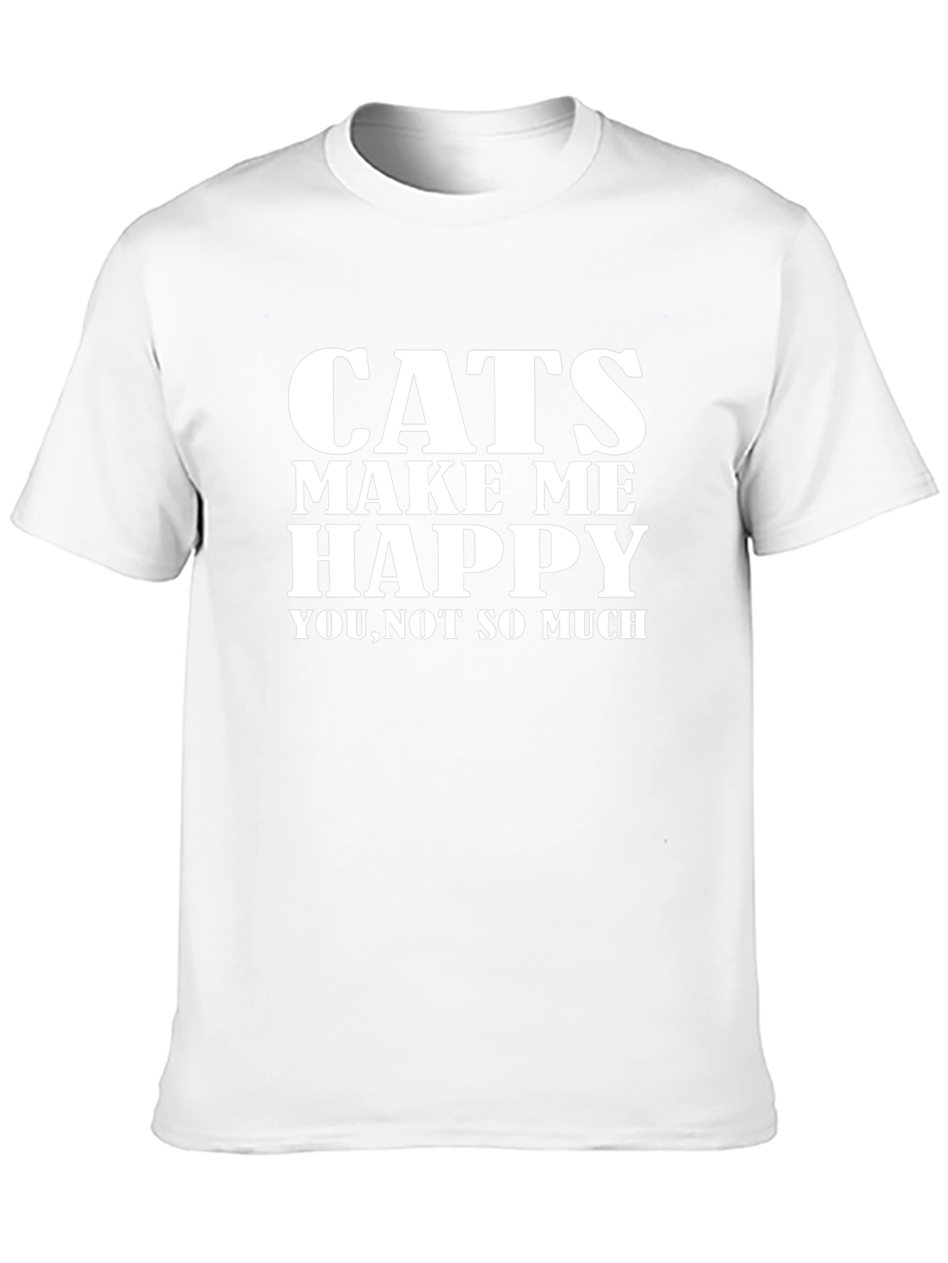 Cats Make Me Happy T-Shirt