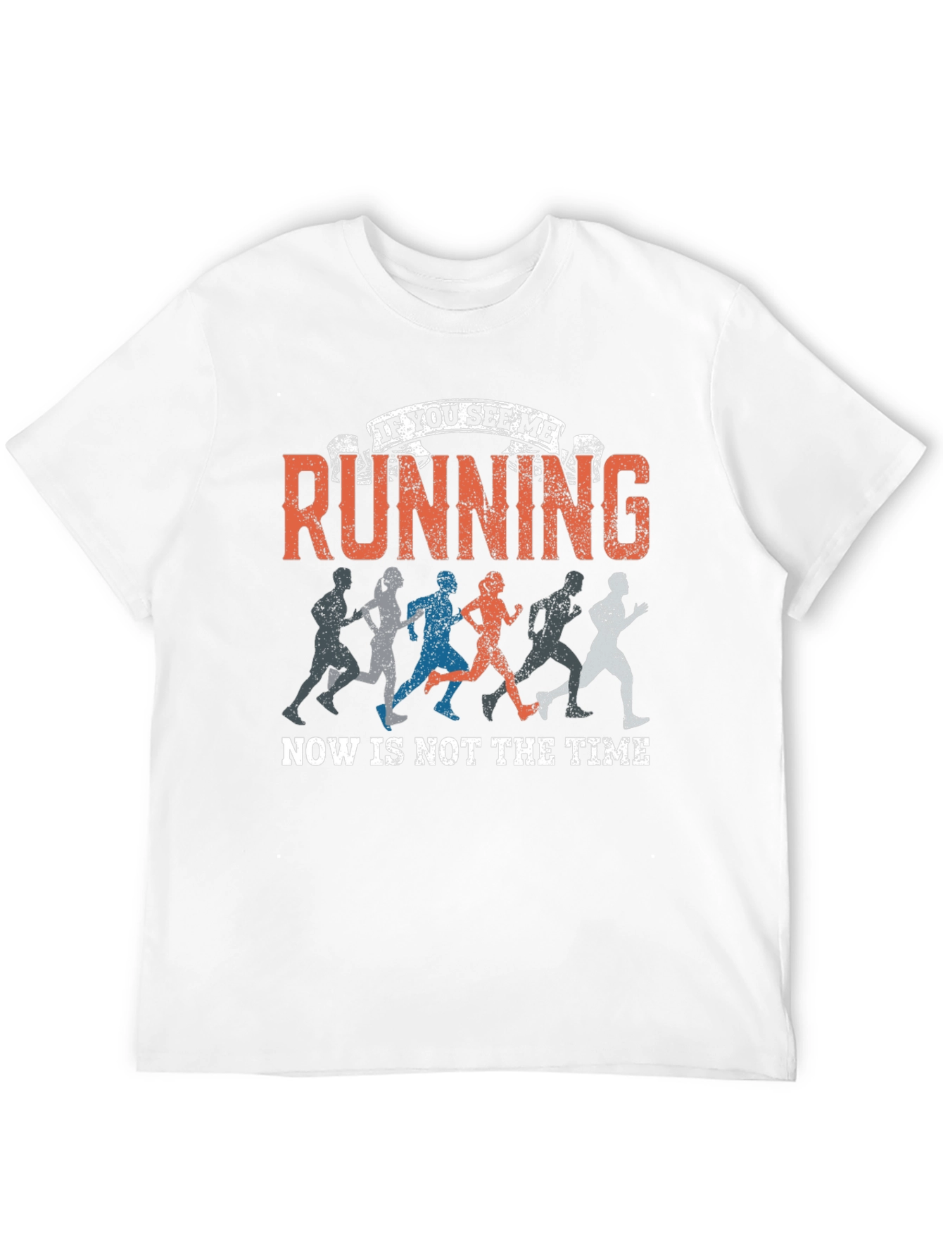 Running Humor Graphic Tee - Black