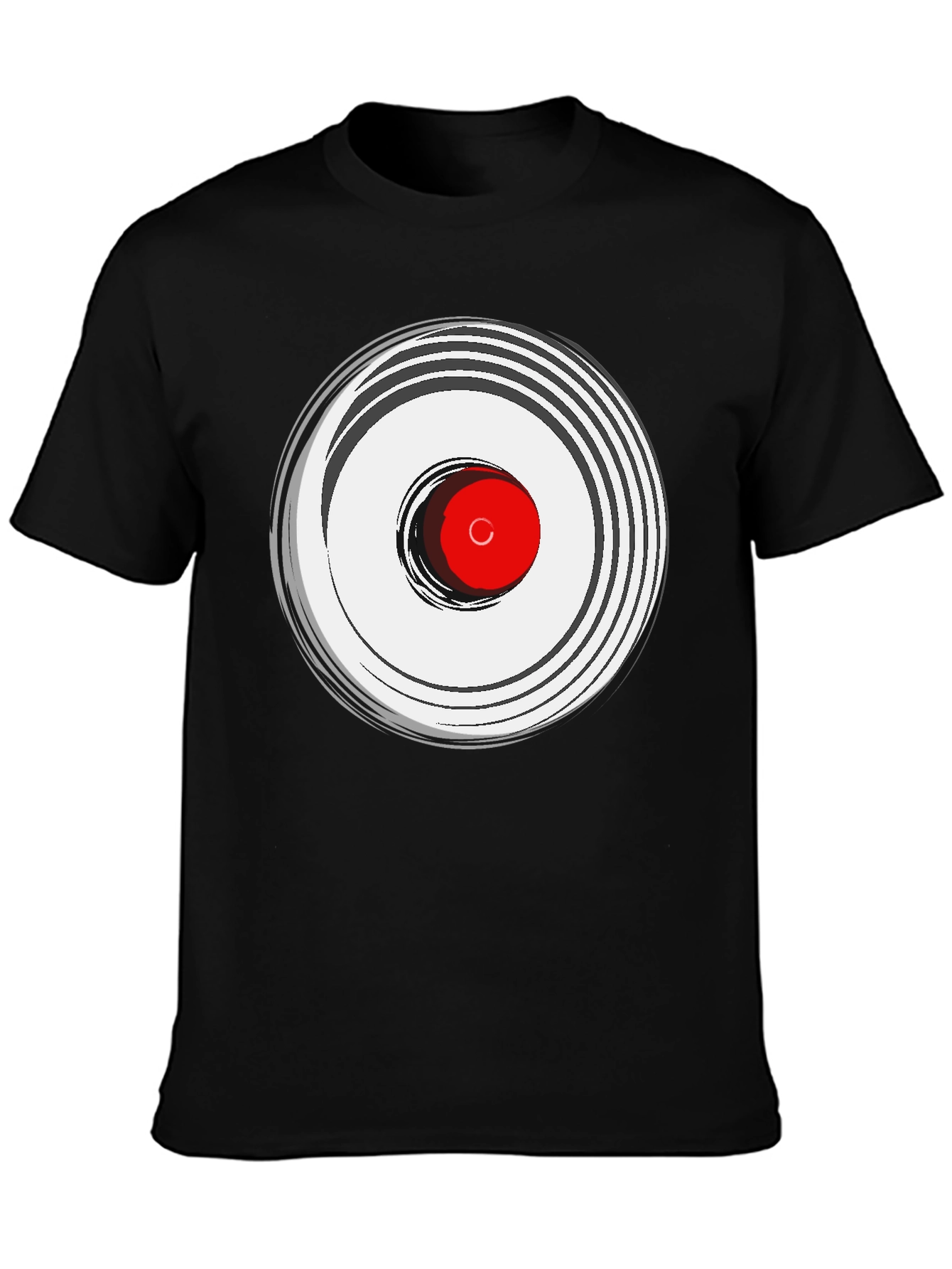 Retro Vinyl Record Graphic Tee