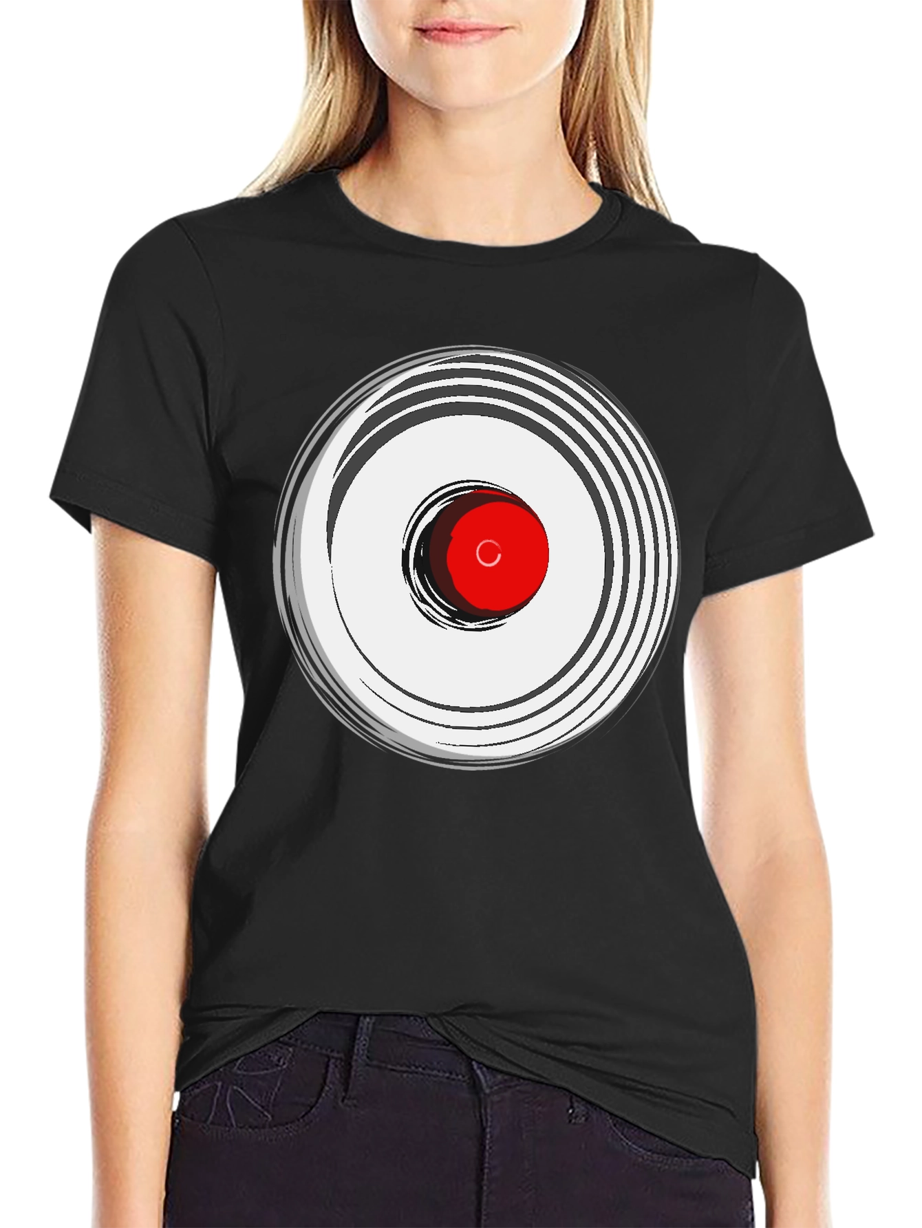 Retro Vinyl Record Graphic Tee