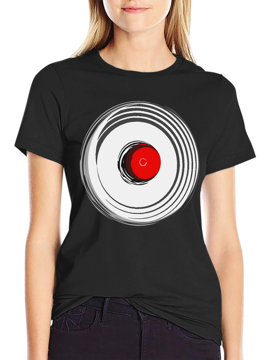 Retro Vinyl Record Graphic Tee