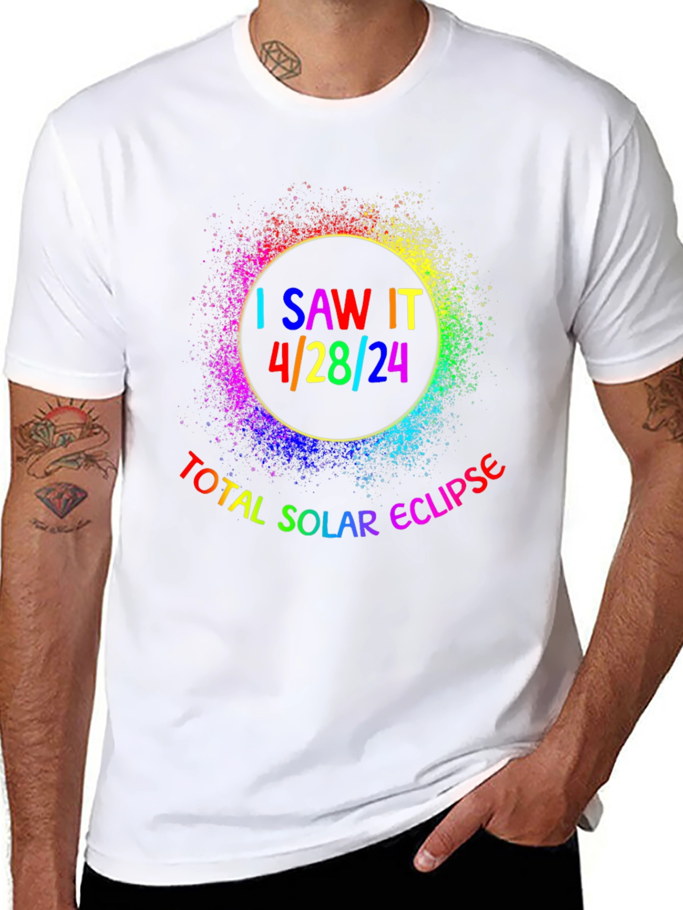Total Solar Eclipse 4/28/24 Graphic T-Shirt