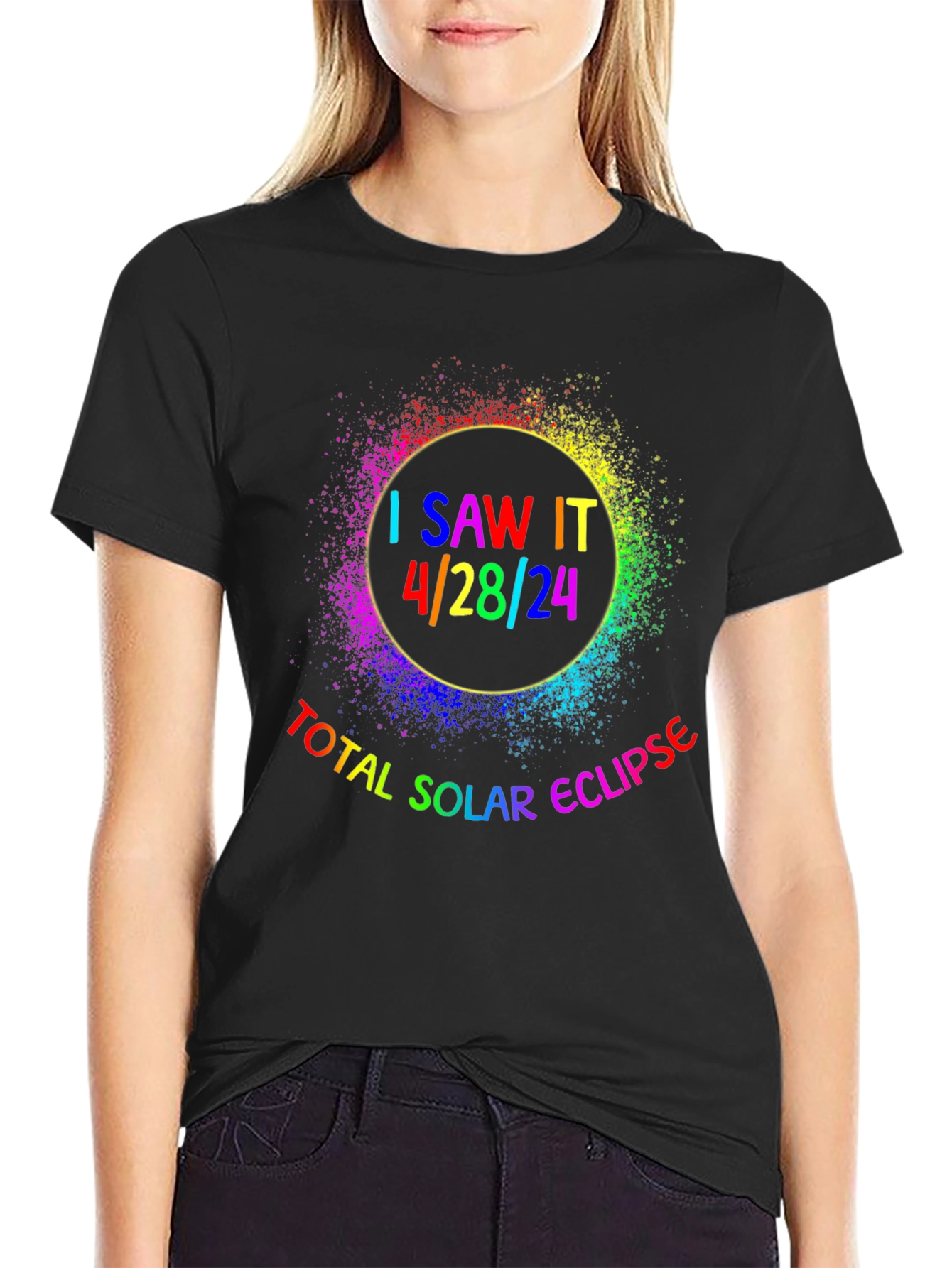 Total Solar Eclipse 4/28/24 Graphic T-Shirt