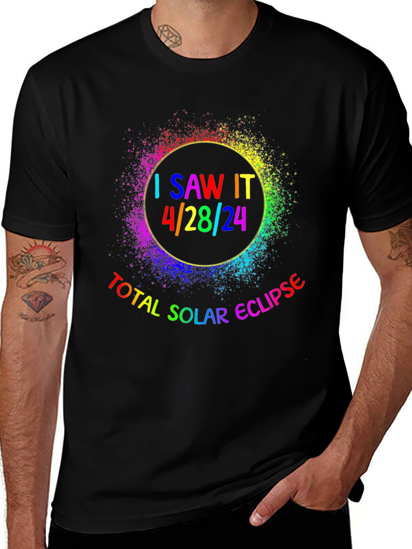 Total Solar Eclipse 4/28/24 Graphic T-Shirt